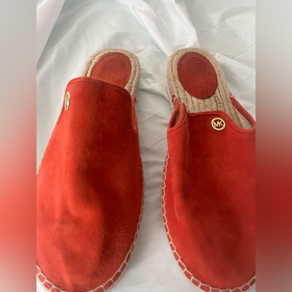 Michael Kors Red Slip-On Shoes